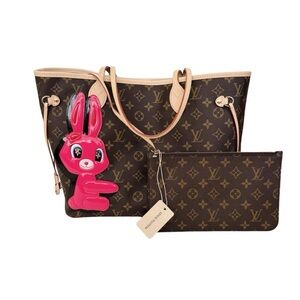 Louis Vuitton Tote Bag Monogram Sun Yitian Collaboration Neverfull MM